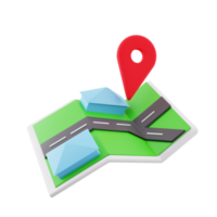 3d carta geografica consegna png