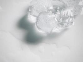 Ice cubes background, ice cube texture or background It makes me feel fresh and feel good, In the summer, ice and cold drinks will make us feel relaxed, Made for beverage or refreshment business. photo