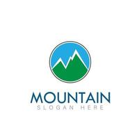 montaña logo, montaña logo imágenes vector