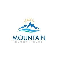 montaña logo, montaña logo imágenes vector