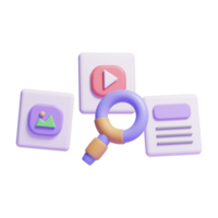 icône de concept de transfert de fichiers 3d ou icône de partage de fichiers 3d ou icône de dossier 3d png