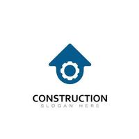 vector de diseño de icono de logotipo de edificio de construcción