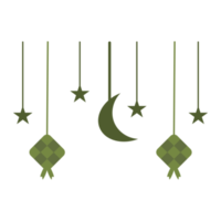 islamique lune étoiles png