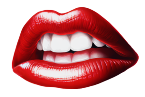 sexy mulheres lábios, boca, dentes. transparente fundo png