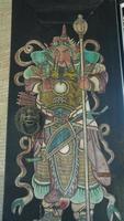 The classical door drawing asked for the bless and family guard in China photo
