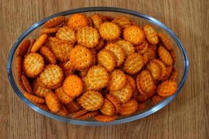 Salt crackers .salt cookies,eggless ,without butter photo