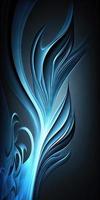 background blue abstract illustration design art. photo