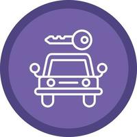 Car Rental Vector Icon Design