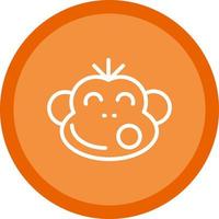 Monkey Vector Icon Design