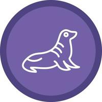 Seal Vector Icon Design