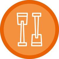 Paddle Vector Icon Design