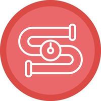 Water Pipe Vector Icon Design