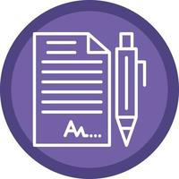 Agreement Vector Icon Design