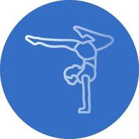 Acrobatic Vector Icon Design