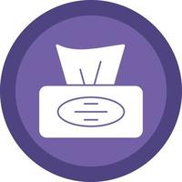 Tissue Box Vector Icon Design