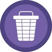 Trash Bin Vector Icon Design