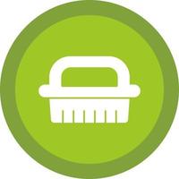 Cleaning Brush Vector Icon Design