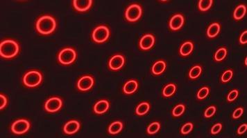 rojo círculos futurista electrónico neón rayo energía abstracto, resumen tecnología antecedentes bucle animación, ciber disco vigas dinámica efecto, galaxia iluminado resplandor foto