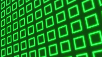 Green squares futuristic electronic neon ray energy abstract, abstract technology background looping animation, cyber disco beams dynamic effect, galaxy illuminated glow photo