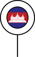 Camboya bandera circulo alfiler icono. png