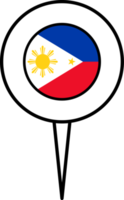 Filipinas bandera alfiler ubicación icono. png