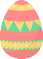 Easter egg red color, Happy Easter Day. png