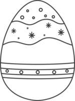 Easter egg for coloring, Happy Easter Day. png