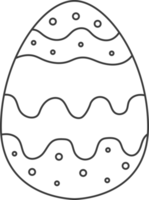 Easter egg for coloring, Happy Easter Day. png