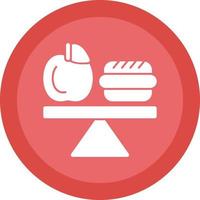 Balanced Diet Vector Icon Design