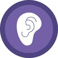 Ear Vector Icon Design