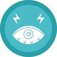 diseño de icono de vector de ojos secos