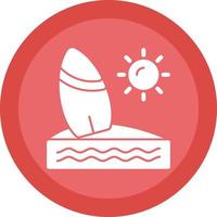 diseño de icono de vector de surf