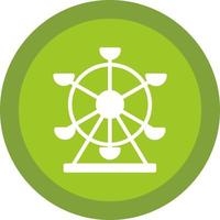 Ferris Wheel Vector Icon Design