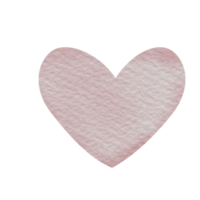 watercolour hearts shape element png