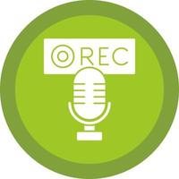 Recording Vector Icon Design