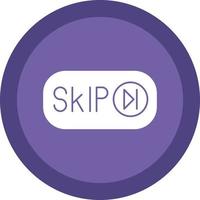 Skip Ad Vector Icon Design