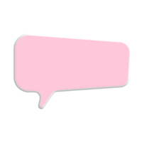 speech bubble 3D png