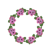 flor rosa morada png