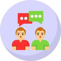 Conversation Vector Icon Design