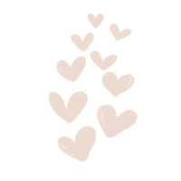 vistoso corazones diseño elementos png