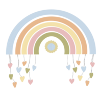 arco Iris elemento para decoração obra de arte png