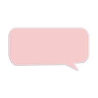 speech bubble 3D png