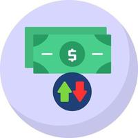 Cash Flow Vector Icon Design