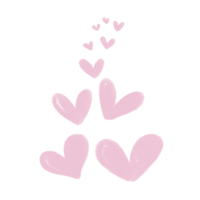 vistoso corazones diseño elementos png