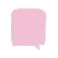 bulle de dialogue 3d png