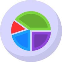 Pie Graph Vector Icon Design