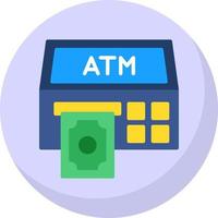 Atm Machine Vector Icon Design