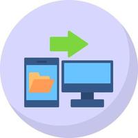 Data Transfer Vector Icon Design