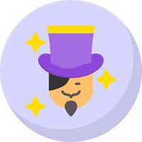 Magician Man Vector Icon Design