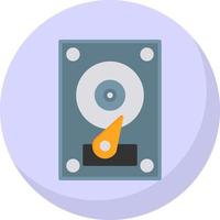 Hard Disk Vector Icon Design